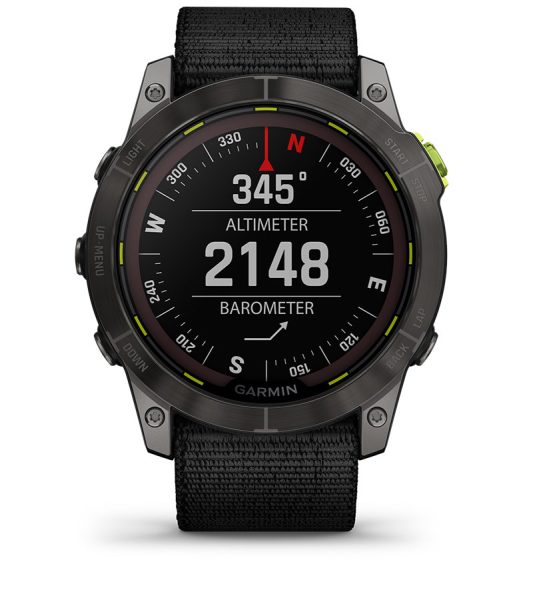 Умные часы Garmin Enduro 2 Sapphilar Solar Carbon Grey
