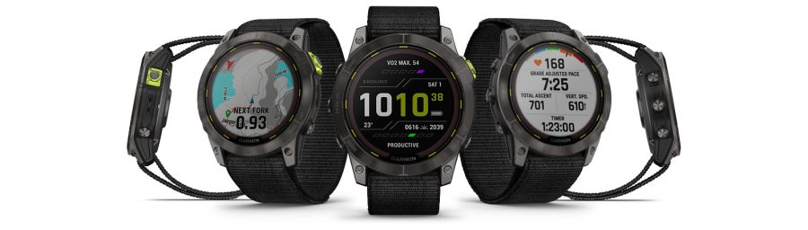 Умные часы Garmin Enduro 2 Sapphilar Solar Carbon Grey
